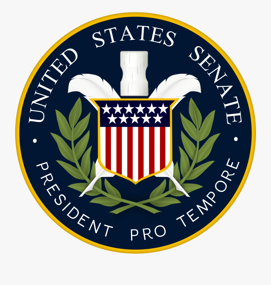 President Pro Tempore Us Senate Seal - President Pro Tempore Of The Senate, Transparent Clipart