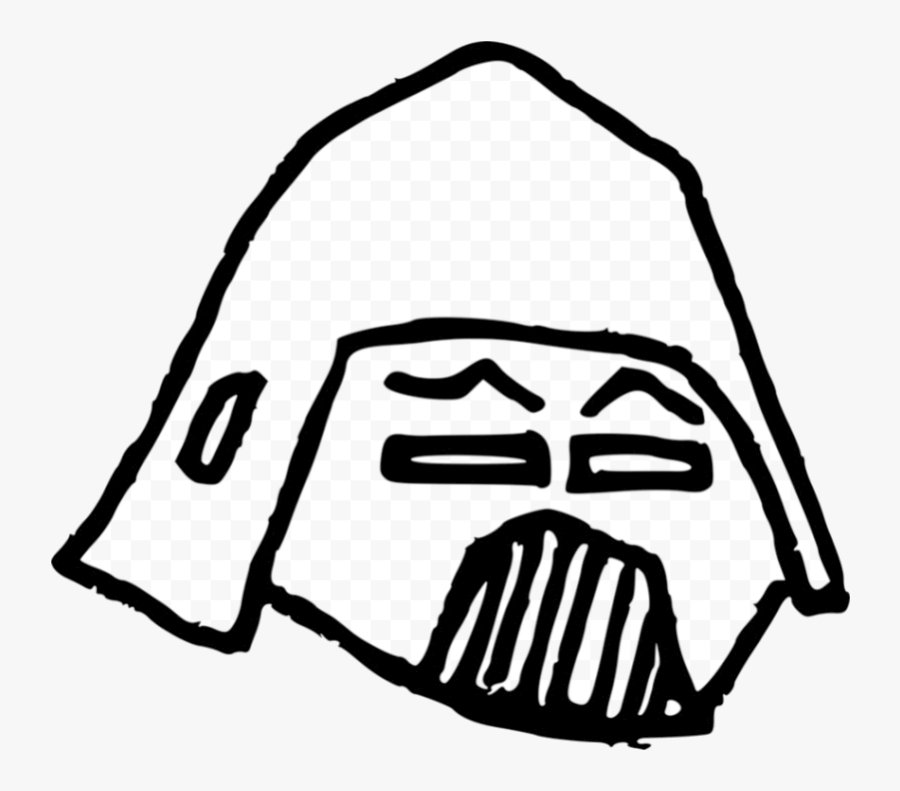 Stormtrooper Anakin Skywalker Palpatine Drawing Star - Stormtrooper Mask Drawing, Transparent Clipart