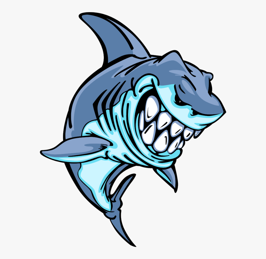 Shark Clipart Angry - Shark Tattoo Design, Transparent Clipart