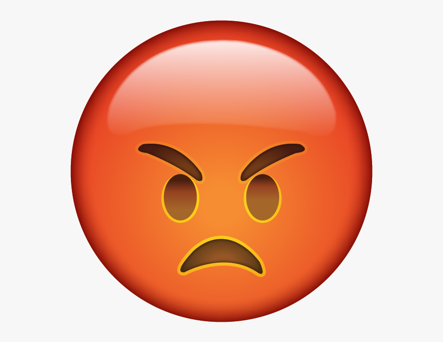 Thumb Image - Angry Emoji, Transparent Clipart