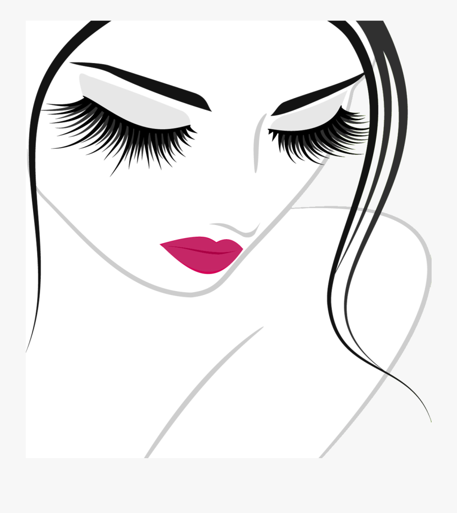 Transparent Eyes And Mouth Clipart - Gambar Eyelash Extension Kartun, Transparent Clipart