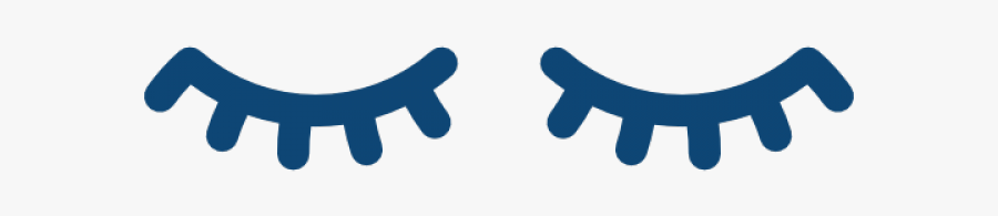 Eyelash Clipart Cartoon - Closed Eyes Cartoon Png, Transparent Clipart