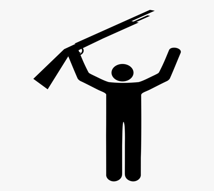 Angle,symbol,silhouette - Silhouette Stick Man Pose, Transparent Clipart