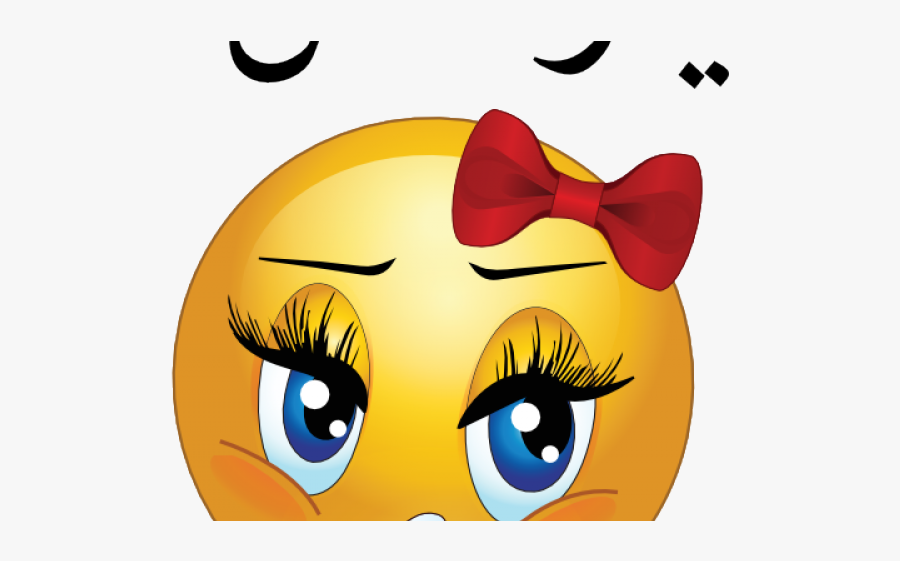 Angry Emoji Clipart Sad - Thumbs Up Emoji Girl, Transparent Clipart