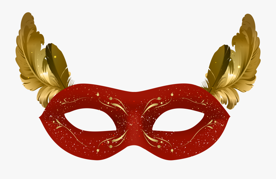 Mask Red Carnival Free Download Image Clipart - Masquerade Red Mask Png, Transparent Clipart