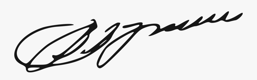Signature Of Russian President, Transparent Clipart