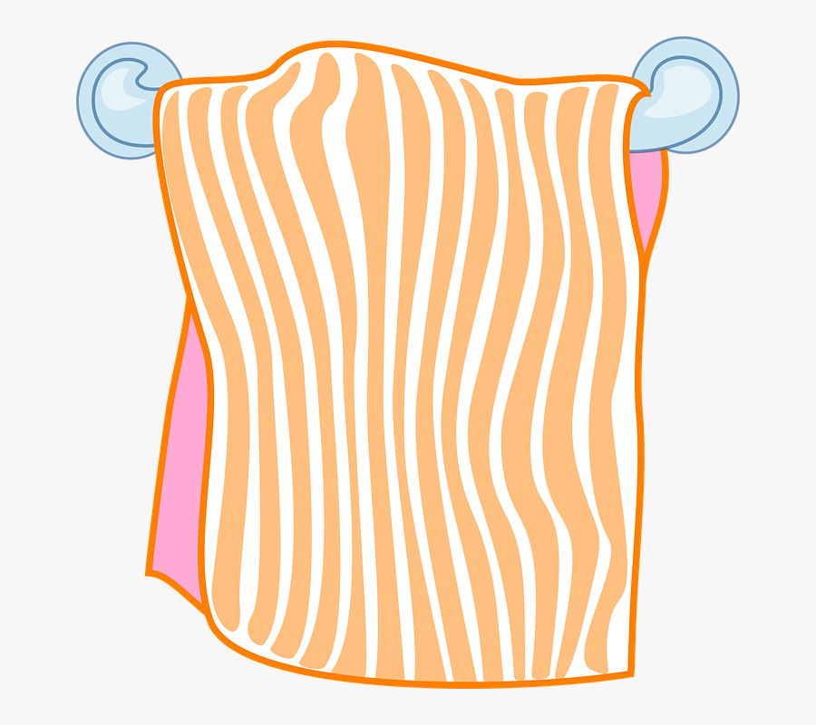 Transparent Cleaning The Bathroom Clipart - Wet Towel Clipart Png, Transparent Clipart