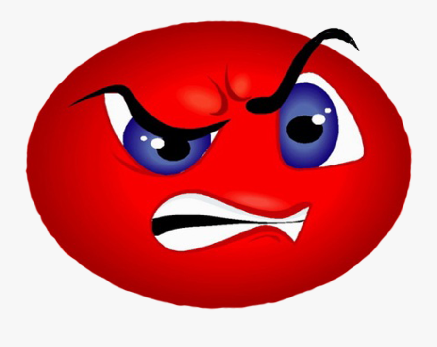 Transparent Angry Mouth Clipart - Angry Smiley Face Transparent, Transparent Clipart