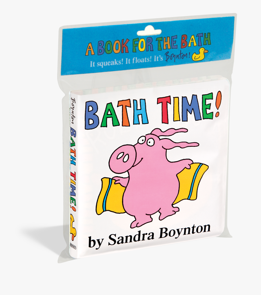 Bath Time Bath Book By Sandra Boynton - Animal Figure, Transparent Clipart