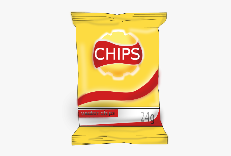 Chips - Bag Of Chips Clipart, Transparent Clipart