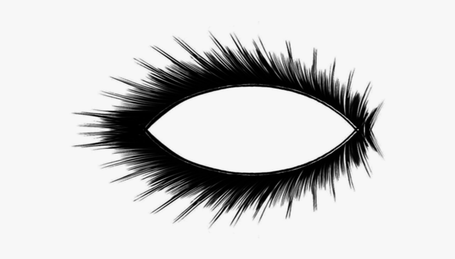 Cliparts Real Eyelashes - Black Eye Makeup Png, Transparent Clipart