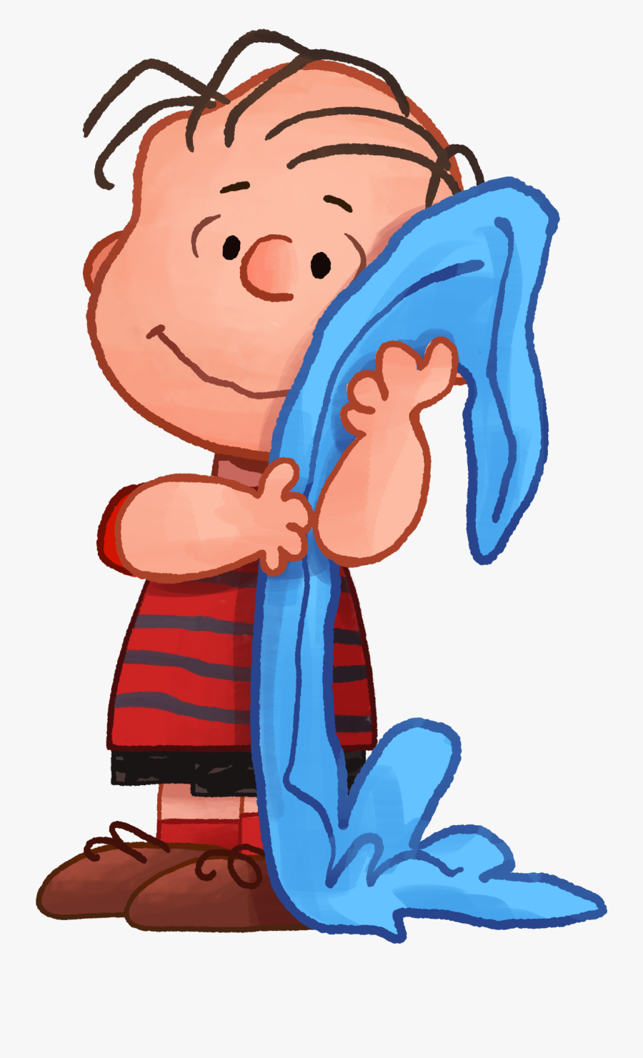 Blanket Clipart Linus - Linus Van Pelt Charlie Brown, Transparent Clipart