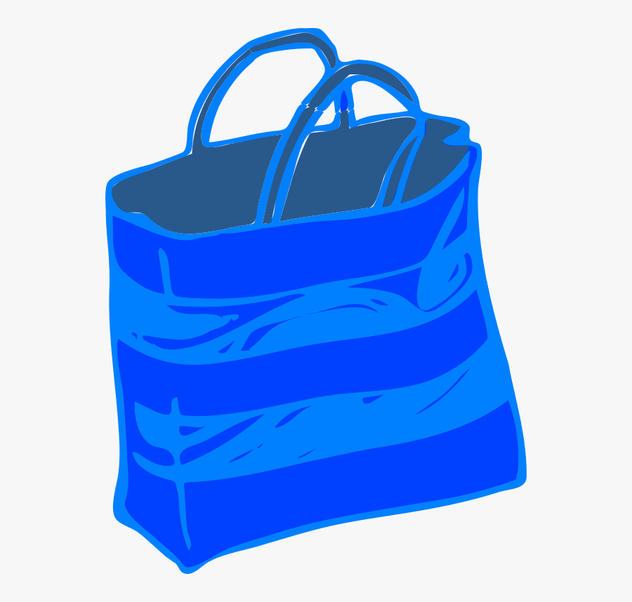 Blue Bag Clipart, Transparent Clipart