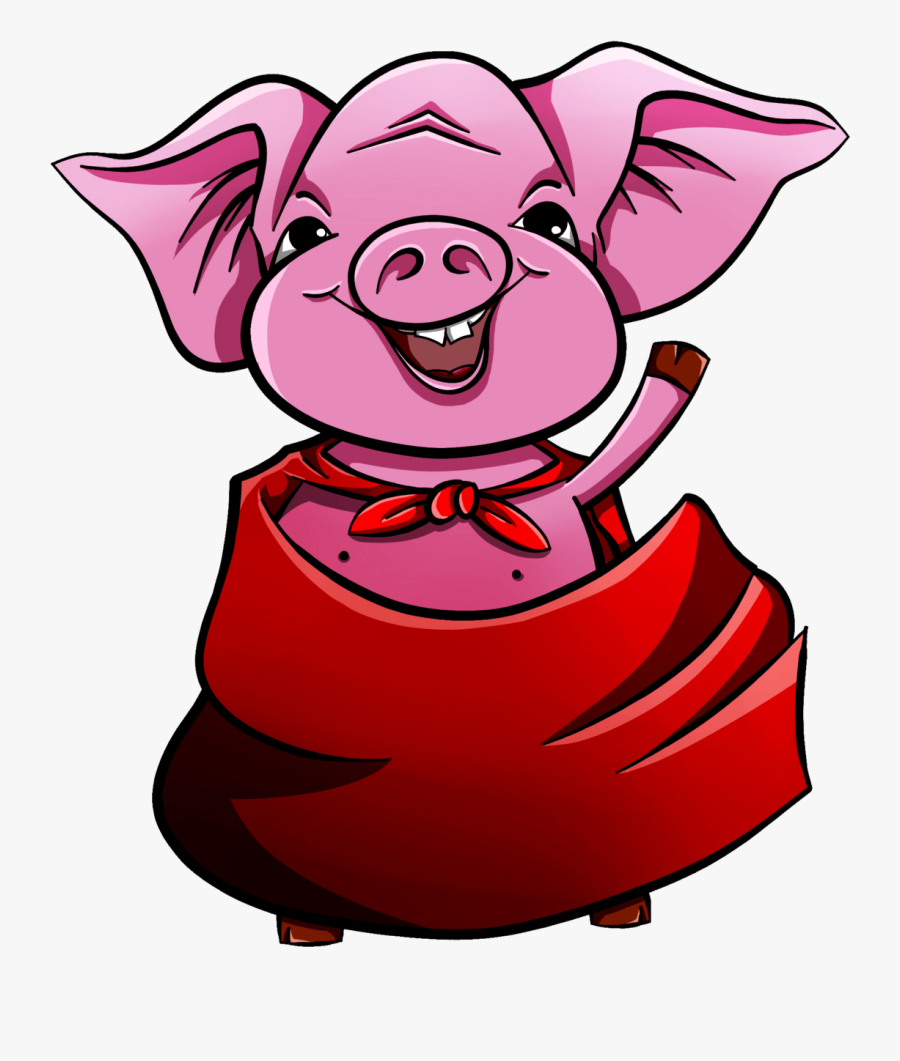 Transparent Hampshire Pig Clipart - Pigs In Blankets Cartoon, Transparent Clipart
