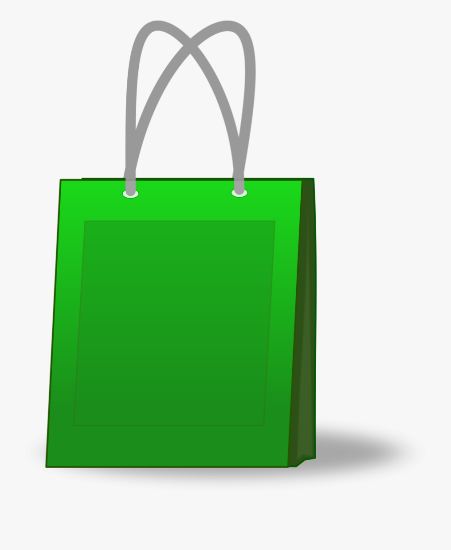 Bags Clipart Cloth Bag - Green Shopping Bag Clipart, Transparent Clipart