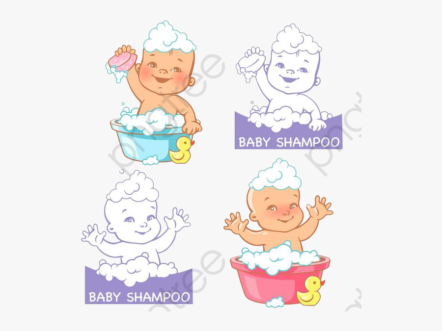 Shampoo Clipart Bath Shower - Cartoon, Transparent Clipart