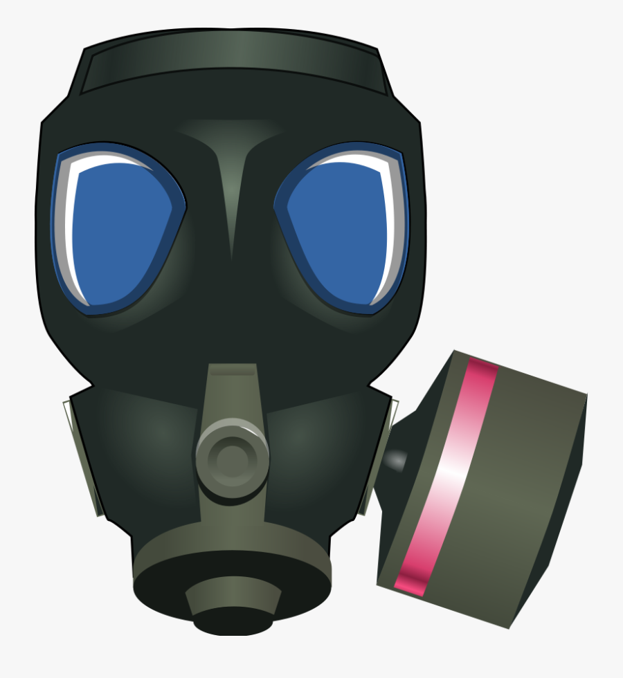 Gas Mask,personal Protective Equipment,mask - Clip Art Of Gas Mask, Transparent Clipart