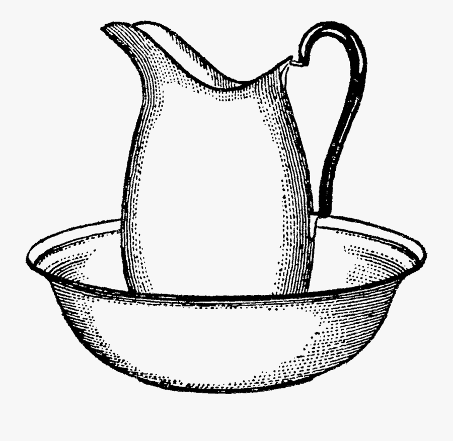 Jug In Bowl Clipart, Transparent Clipart