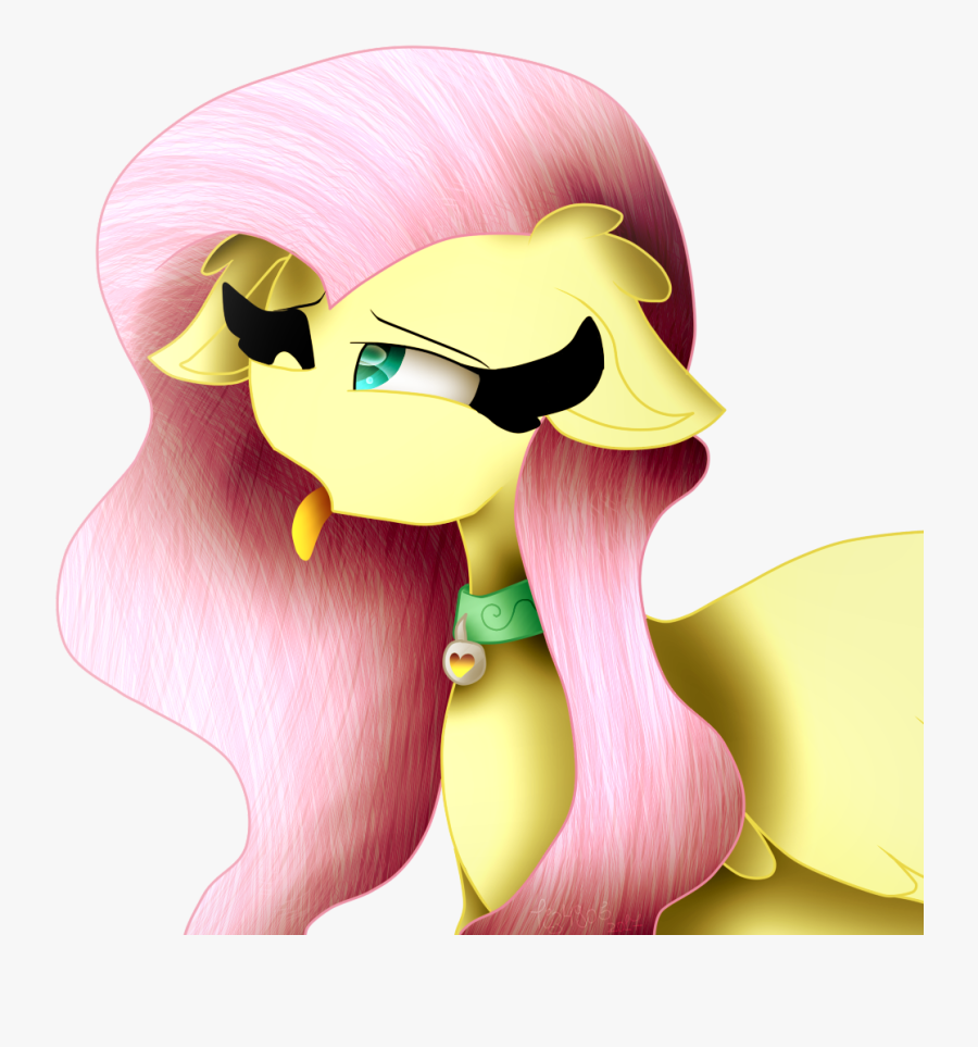 Eyelash Clipart Eye Shut - Mlp Fluttershy Collar, Transparent Clipart
