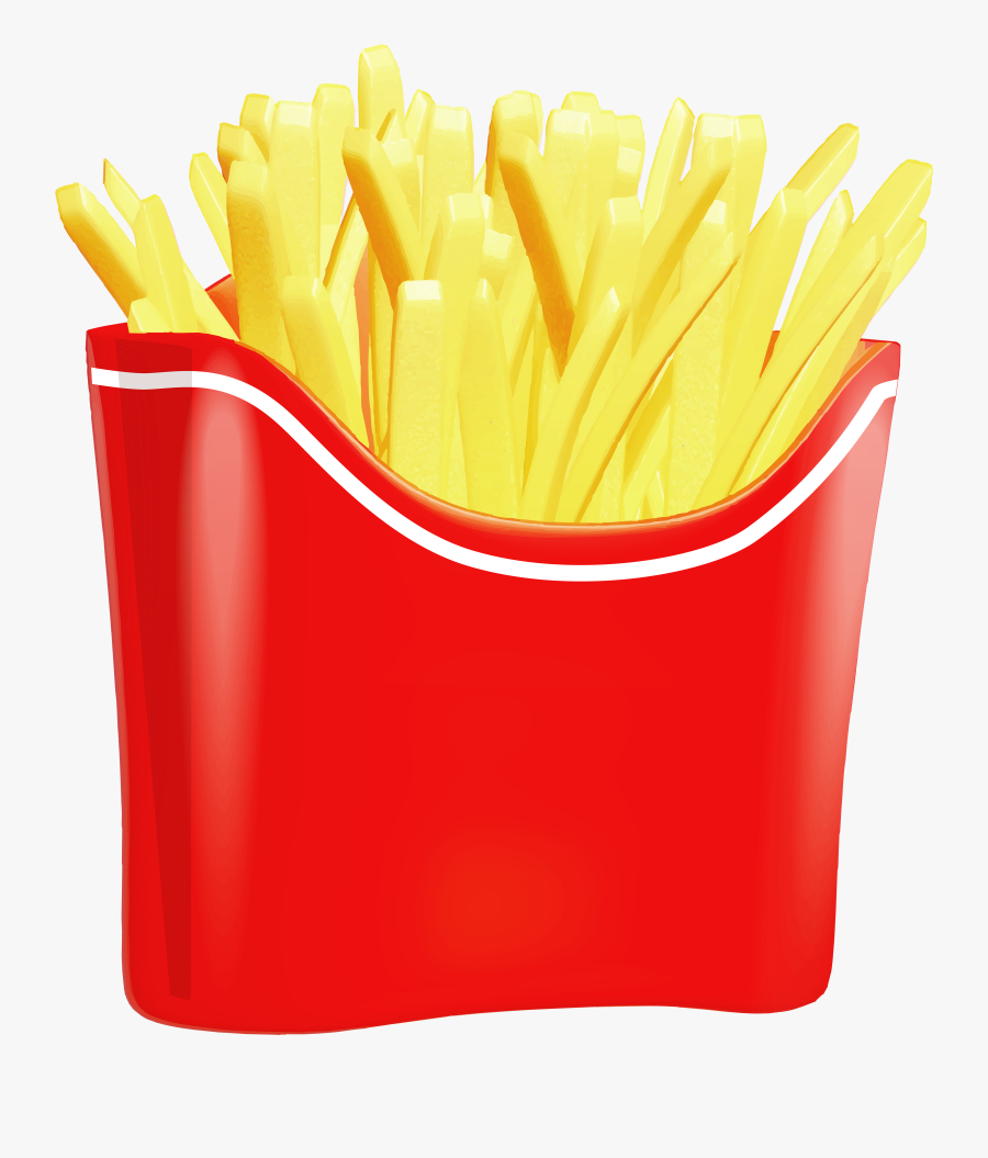 Potato Chips Clipart Non Healthy Food - French Fries Clipart Png, Transparent Clipart