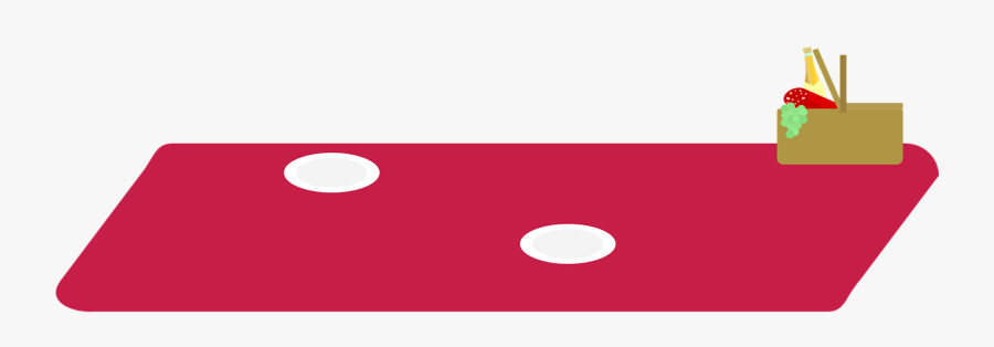 Basket Clipart Picnic Blanket - Piquenique Png, Transparent Clipart