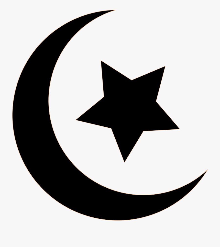 Transparent Crescent Moon Clipart Png - Star And Crescent Transparent, Transparent Clipart
