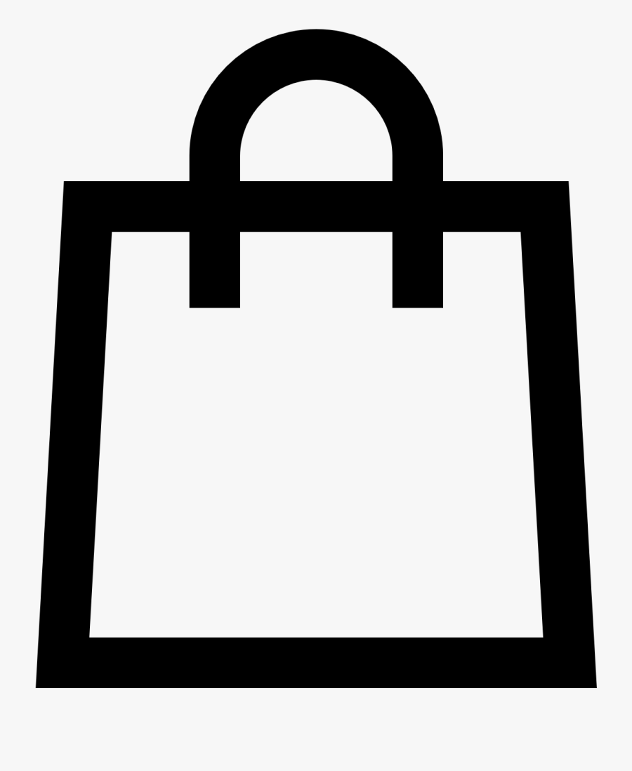 Bag Clipart Logo Png - Transparent Background Shopping Bag Icon, Transparent Clipart