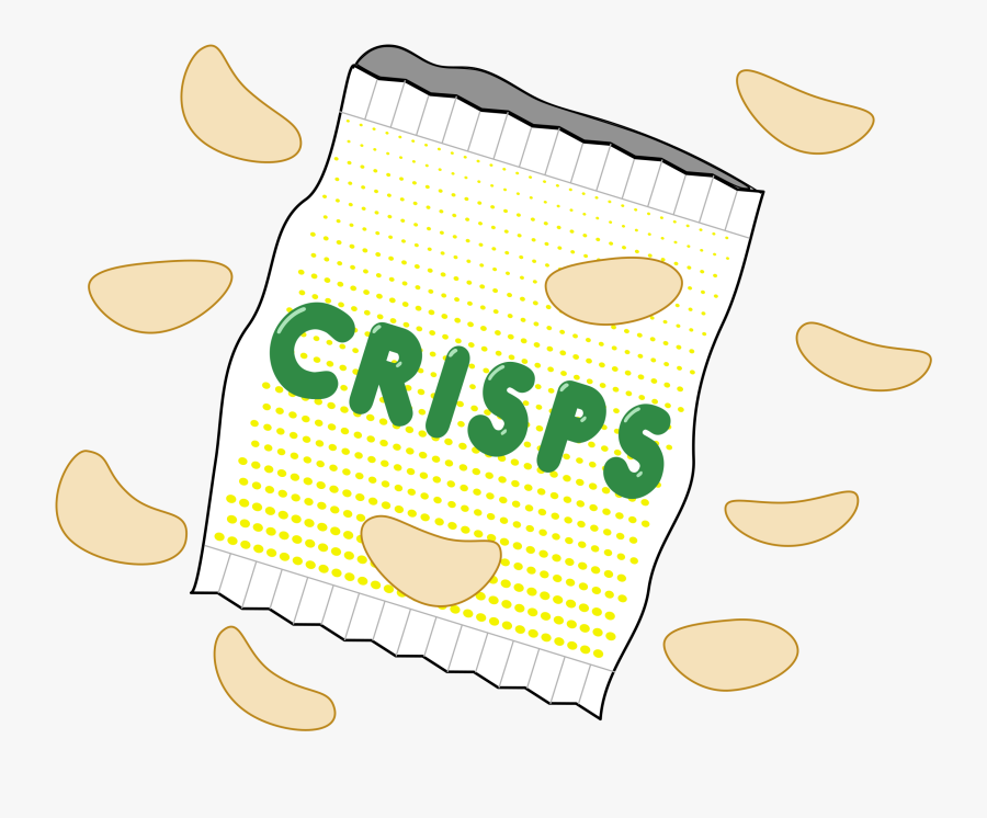 Bag Of Chips - Bag That Says Chips, Transparent Clipart