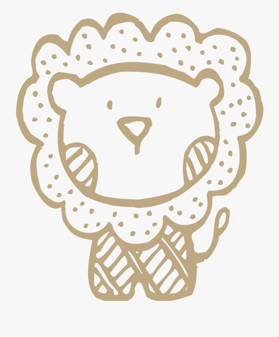 Transparent Cute Lion Clipart - Little Lion Drawing, Transparent Clipart