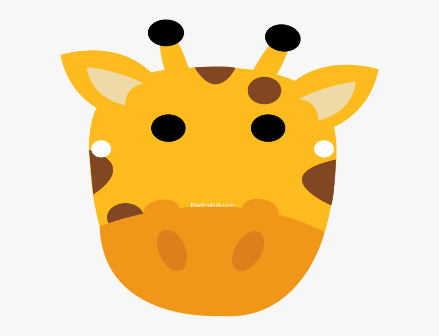 Giraffe Clipart Mask - Giraffe Mask Clipart, Transparent Clipart