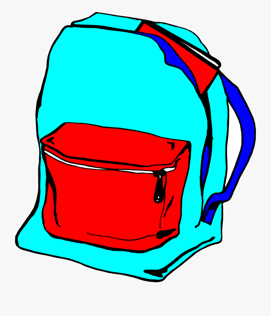 Read Book Bag Clipart - Transparent Background Backpack Clipart, Transparent Clipart