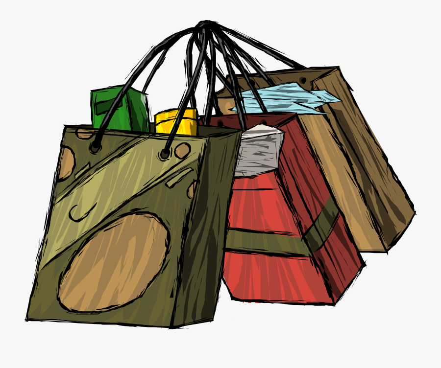 Shopping Bag Clipart , Png Download - Overturned Shopping Bag Png Transparent, Transparent Clipart