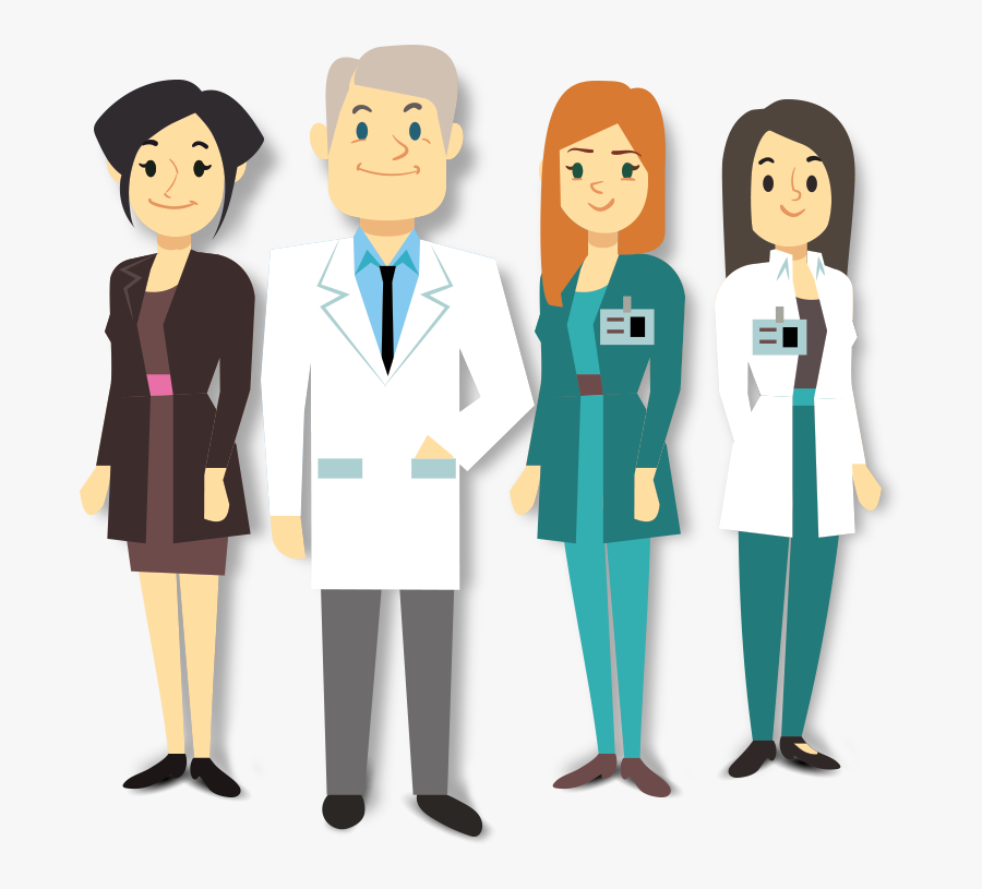 Clipart Doctor Team - Dental Team Clip Art, Transparent Clipart