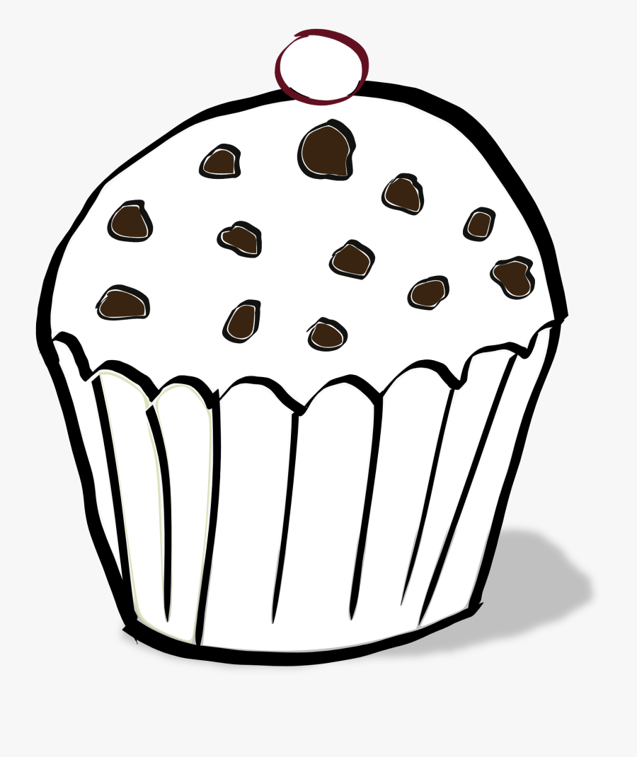 Chips Clipart Colouring - Muffins Clipart Cute Transparent, Transparent Clipart