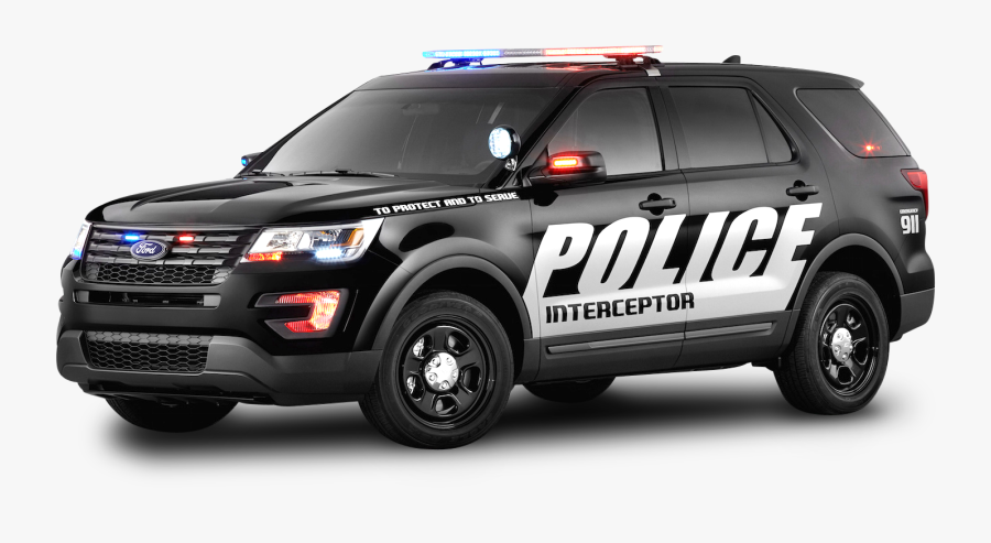 Ford Explorer 2018 Police, Transparent Clipart