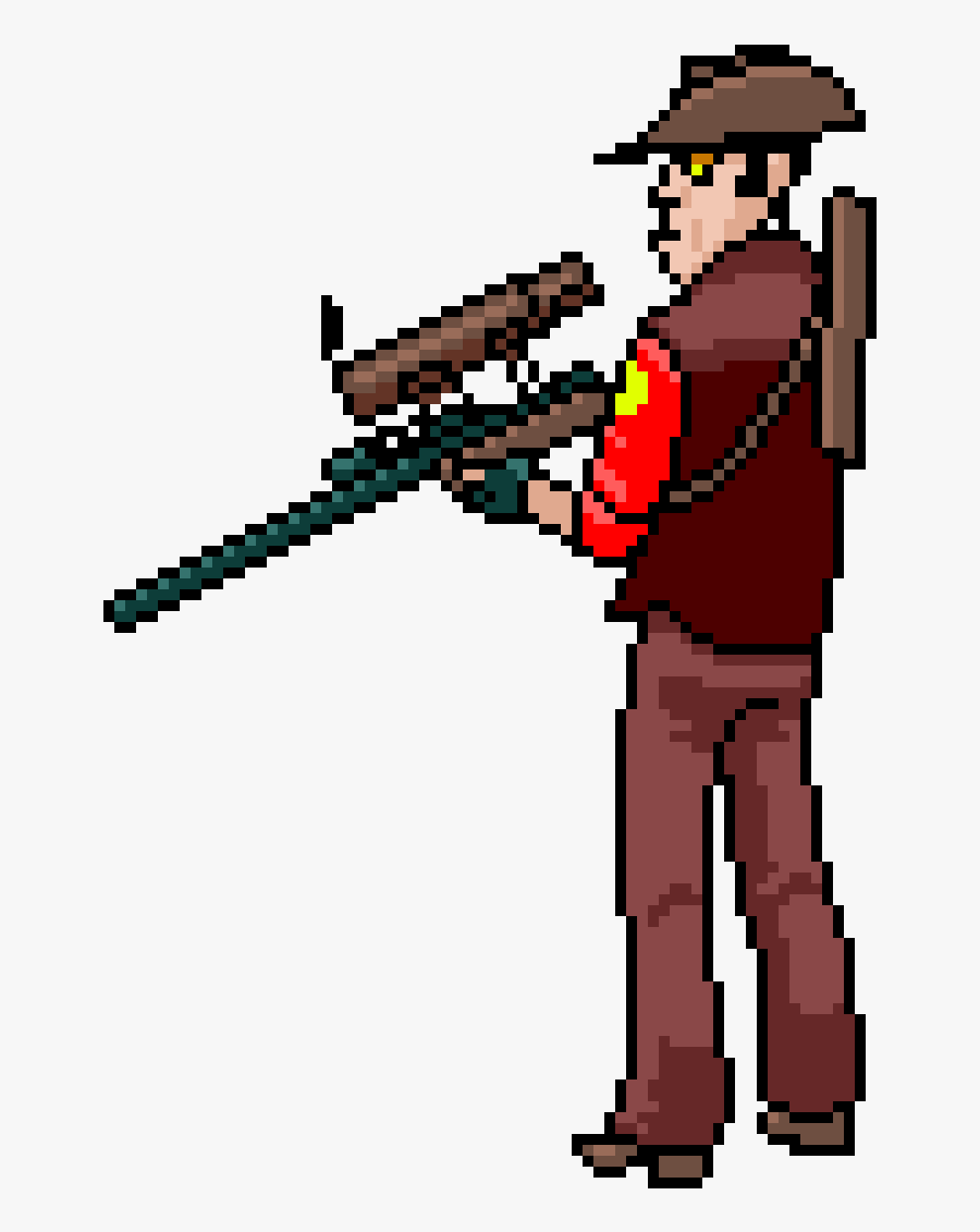 Team Fortress 2 Clipart , Png Download - Melting Beads Snipers, Transparent Clipart