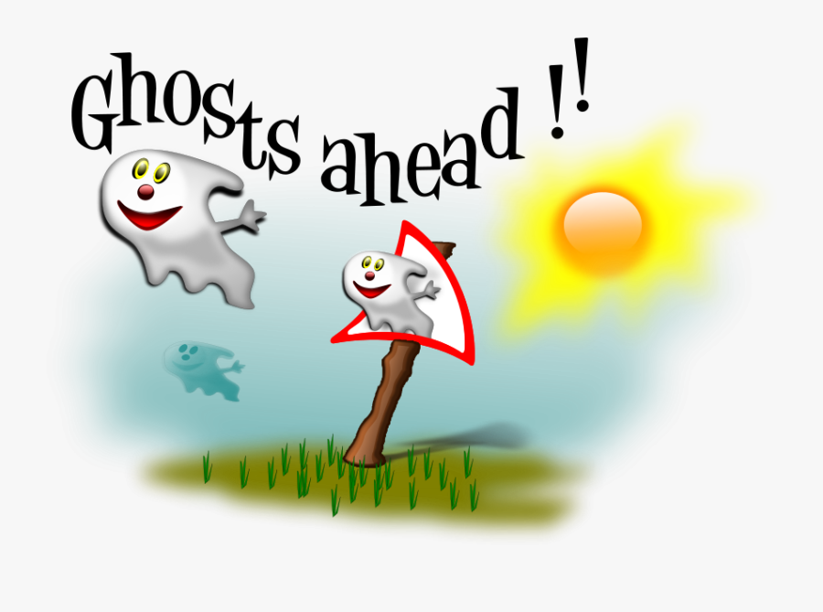 Free Sig - Warning Ghost, Transparent Clipart