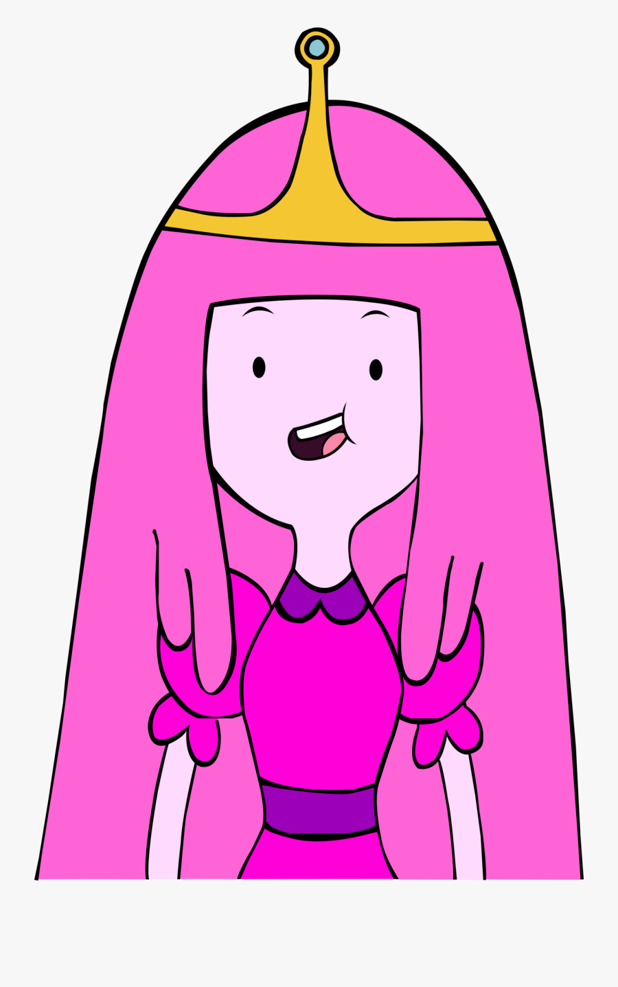 Transparent Lady Rainicorn Png - Adventure Time Characters Princess Bubblegum, Transparent Clipart