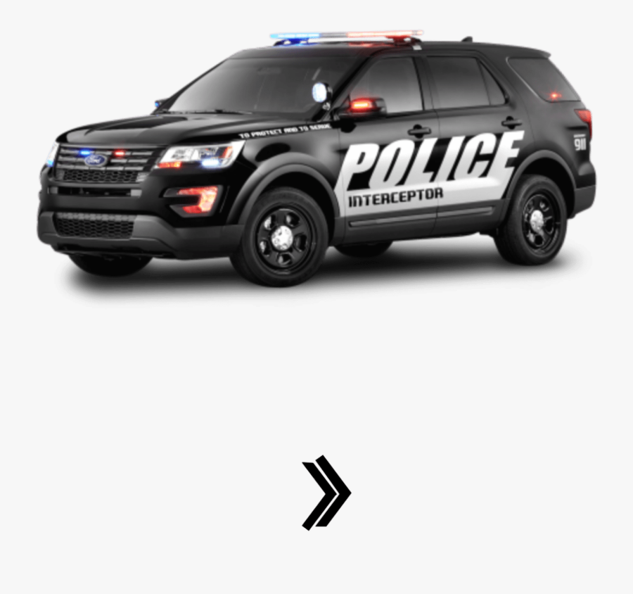 Police Car Clipart Crown Victoria - 2019 Ford Police Interceptor Utility, Transparent Clipart
