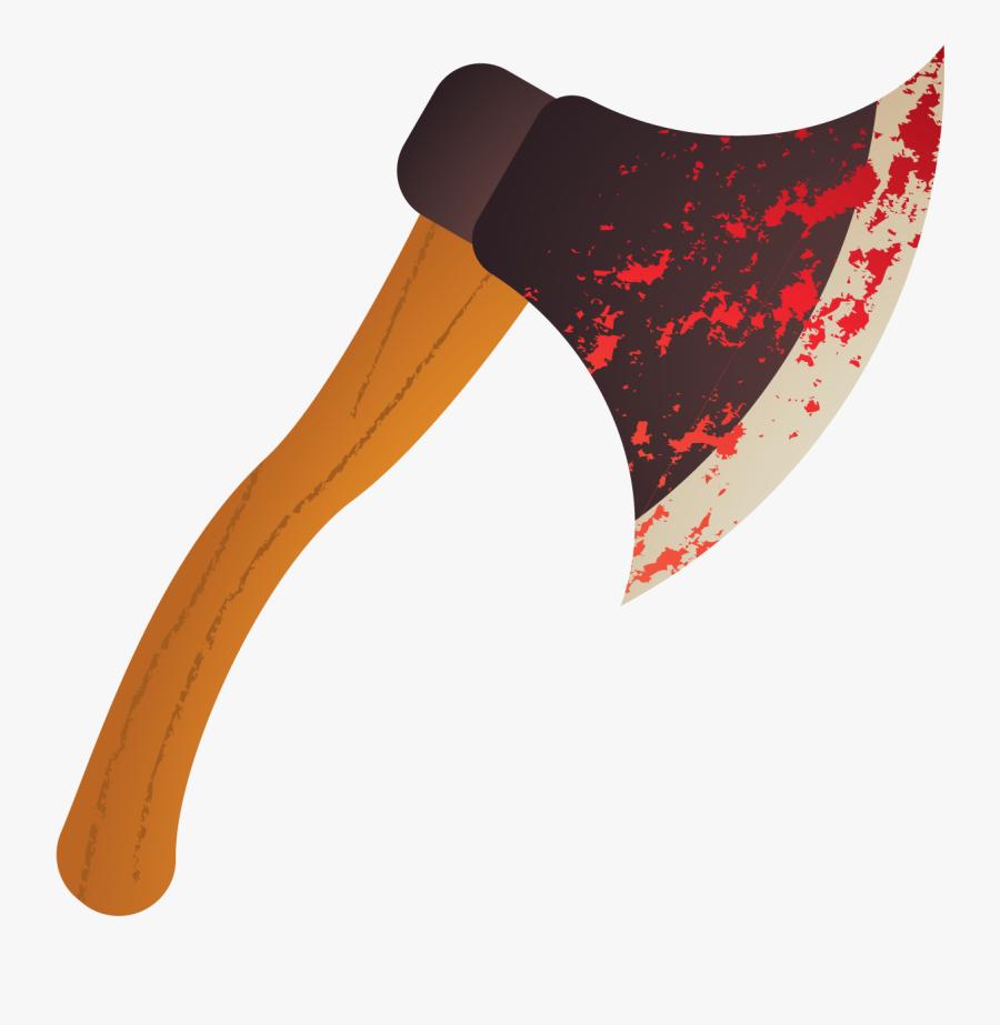 Axe,boomerang,throwing Axe,hatchet,clip Art - Bloody Axe Transparent, Transparent Clipart