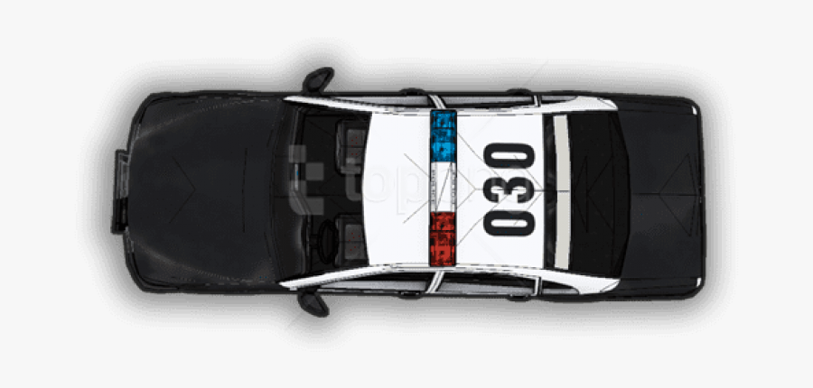Car Png Images Top View - Police Car Top View Png, Transparent Clipart