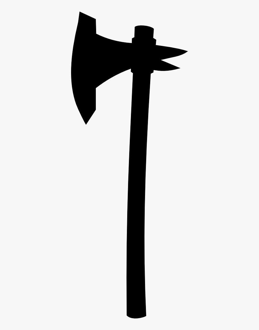 Pin Black Clipart Axe - Viking Axe Silhouette Png, Transparent Clipart