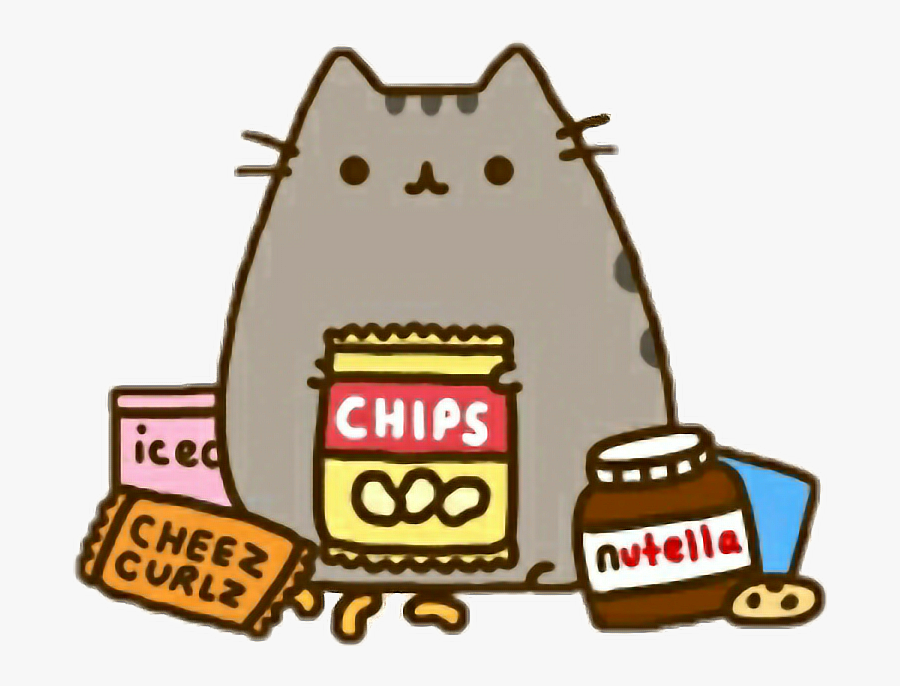 #pusheen #foods #crazy #chips - Cute Profile Pics For Youtube, Transparent Clipart