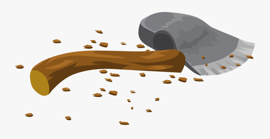 Axe, Broken, Old, Chop, Wood, Cracked, Tool, Brown - Broken Axe Png, Transparent Clipart