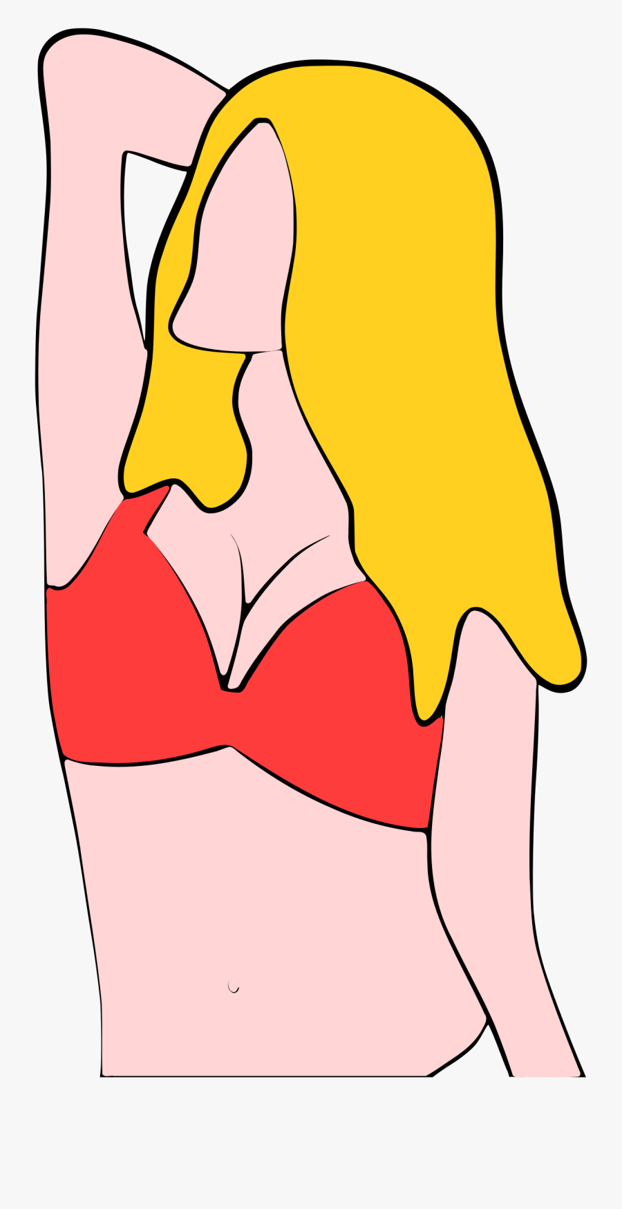 Torso In Bikini - Portable Network Graphics, Transparent Clipart