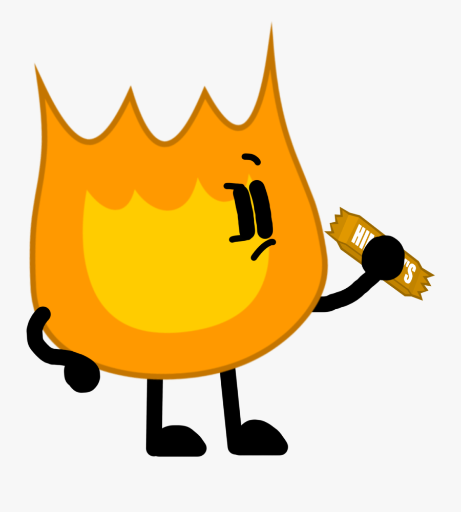 Firey And His Himshey By Ball Of Sugar - Bfdi Firey's Candy Bar Adventure, Transparent Clipart