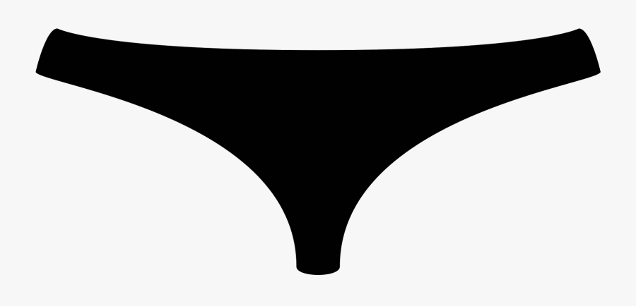 Transparent Panty Clipart - Thong, Transparent Clipart