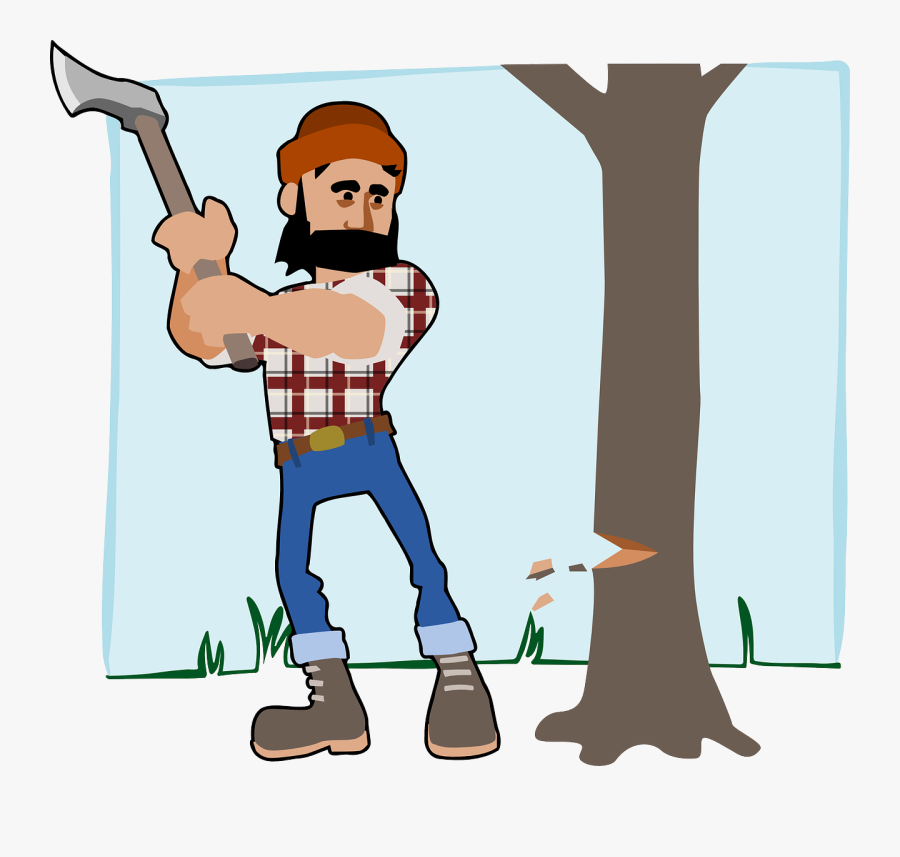 Logger - Lumberjack Clipart, Transparent Clipart