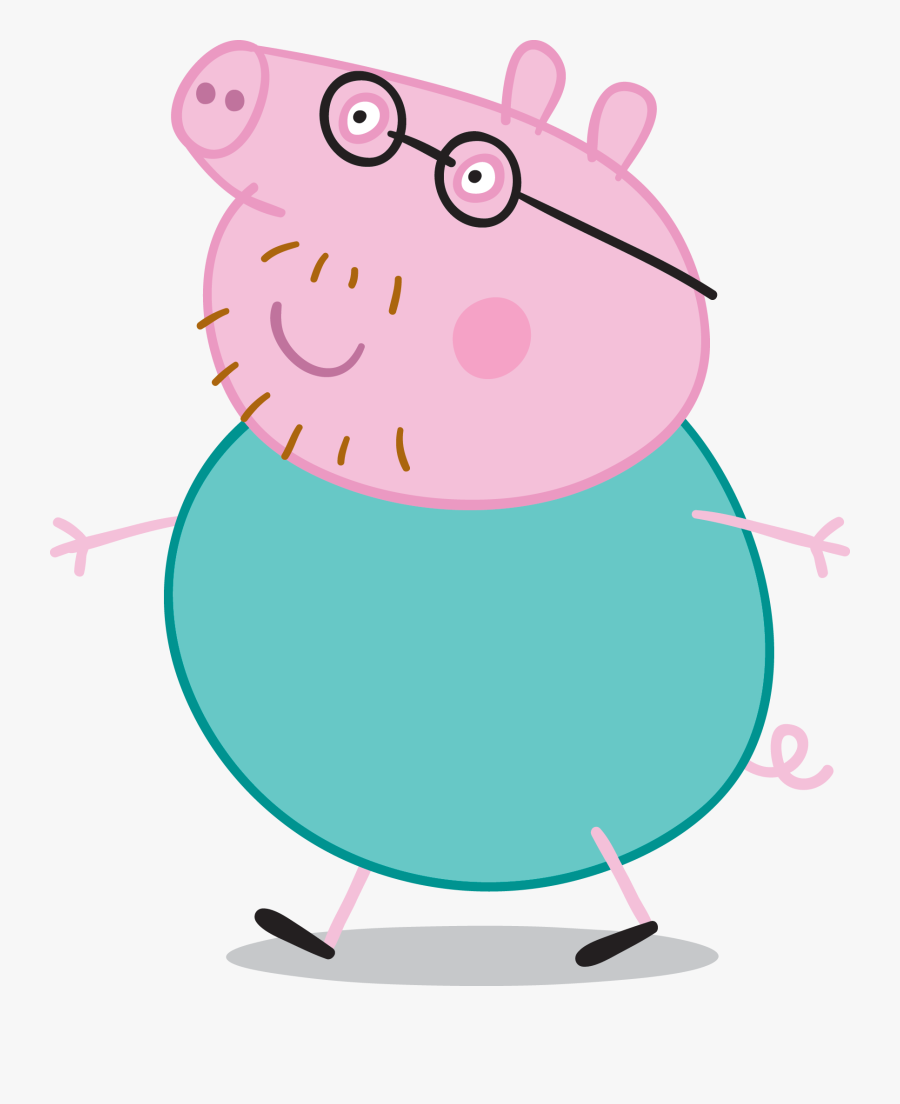 Clip Art Peppa Pig Pictures - Papà Di Peppa Pig, Transparent Clipart
