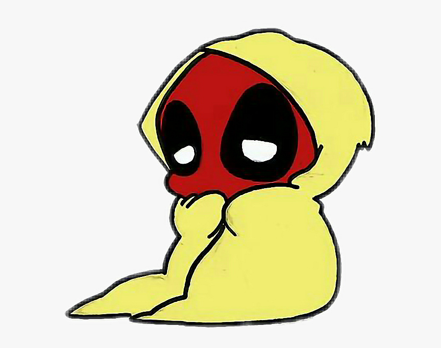 #freetoedit #cute #kawaii #nap #blanket #sleep #rest - Baby Spiderman And Deadpool, Transparent Clipart